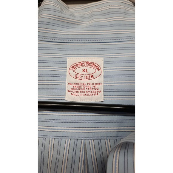 Men's XL Brooks Brothers Long Sleeve Button Down Cotton Shirt - Picture 3 of 6